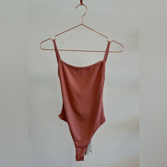 Whimsy + Row Tops - Whimsy + Row Maria Bodysuit in Blush NWT